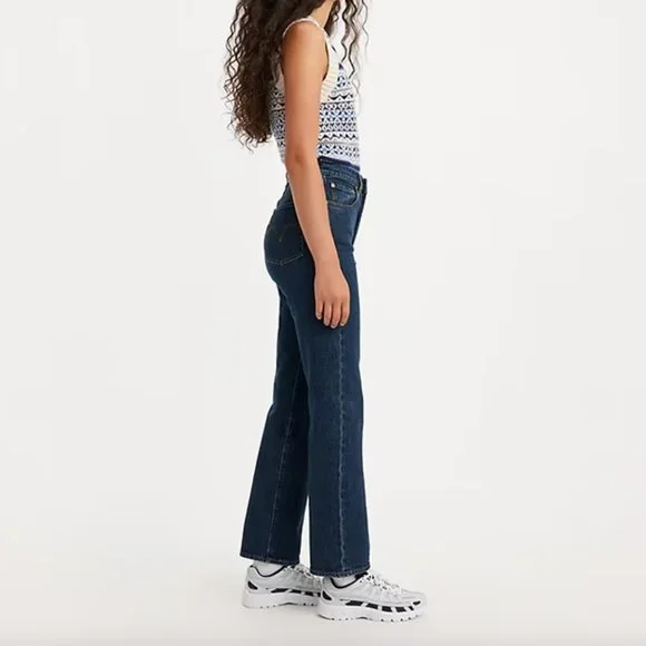 Levi's Ribcage Straight Ankle Jean, W26 L27 - Picture 2 of 7